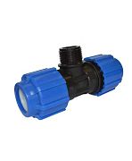 Купить тройник пнд 50*1 1/2*50 наружняя резьба, россия. в Иваново магазин сантехники Суперстрой