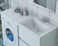 Купить раковина даллас 1302*482,правая ,эстет в Иваново магазин сантехники Суперстрой