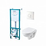 Купить комплект подвесной унитаз бореаль 1wh501544,santek в Иваново магазин сантехники Суперстрой