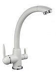 Купить смеситель для кухни gop18-a093kw белый, g-lauf. в Иваново магазин сантехники Суперстрой