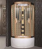 Купить душевая кабина 100*100 ng-7710g вп,гм,золото,niagara . в Иваново магазин сантехники Суперстрой