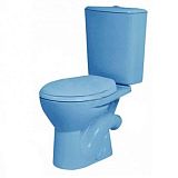 Купить компакт-унитаз ультра голубой крап, santeri. в Иваново магазин сантехники Суперстрой