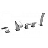 Купить смеситель sonat 34222 для ванны на 5 отверстий,kaiser в Иваново магазин сантехники Суперстрой