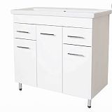 Купить тумба комо-80/2 ящ +рак. сомо-80, aqualine. в Иваново магазин сантехники Суперстрой