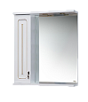 Купить зеркало - шкаф вояж - 60 лев. белая патина, misty. в Иваново магазин сантехники Суперстрой