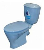 Купить компакт-унитаз виктория голубой, santeri. в Иваново магазин сантехники Суперстрой