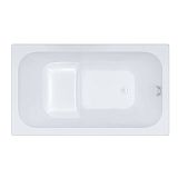 Купить ванна акриловая арго 1200 * 700 с сиденьем, тритон в Иваново магазин сантехники Суперстрой