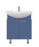 Купить тумба джулия - 65 синяя, misty. в Иваново магазин сантехники Суперстрой
