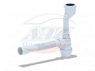 Купить сифон u0115 для писсуара, ани. в Иваново магазин сантехники Суперстрой