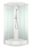 Купить душевая кабина domani spa delight 99 90*90  нп мс-белая задняя стенка в Иваново магазин сантехники Суперстрой