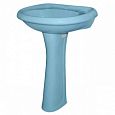 Купить раковина на пьедестале воротынск крап на голубом,без отверстия, воротынск. в Иваново магазин сантехники Суперстрой