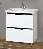 Купить тумба лайм-70 2 ящика + раковина фостер-70, misty. в Иваново магазин сантехники Суперстрой