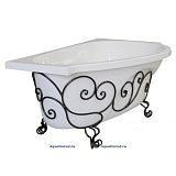 Купить кованная подставка для ванны грация, патина, эстет в Иваново магазин сантехники Суперстрой