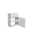 Купить тумба концепт-40 белая подвесная +раковина сомо, stella polar. в Иваново магазин сантехники Суперстрой