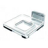 Купить держатель мыльницы 1033 (стекло)  хром  ,kaiser в Иваново магазин сантехники Суперстрой