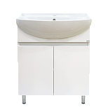 Купить тумба амур-70 прямая + раковина амур-70, misty. в Иваново магазин сантехники Суперстрой