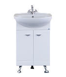 Купить тумба антик - 55 прямая , белая, misty. в Иваново магазин сантехники Суперстрой