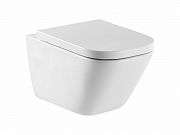 Купить унитаз безободковый gap подвесной с сиденьем, roca. в Иваново магазин сантехники Суперстрой