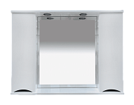Купить зеркало-шкаф элвис-105 белое, свет misty. в Иваново магазин сантехники Суперстрой