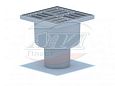 Купить трап вертикальный 50 (10*10) нж решетка та5202, ани. в Иваново магазин сантехники Суперстрой