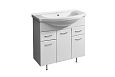 Купить тумба волна-75-8,2ящика+раковина байкал-75,stella polar. в Иваново магазин сантехники Суперстрой
