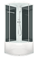 Купить душевая кабина domani delight 99 high 90*90  вп см-черная задняя стенка в Иваново магазин сантехники Суперстрой