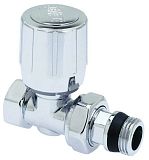 Купить кран д/радиатора верхний прямой 3/4 хром, китай. в Иваново магазин сантехники Суперстрой