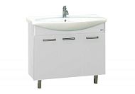 Купить тумба джулия -105 белая white, misty. в Иваново магазин сантехники Суперстрой