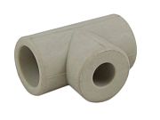 Купить тройник п/п 40*20*40 серый, spk в Иваново магазин сантехники Суперстрой
