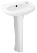 Купить раковина на пьедестале бриз-40 правое отверстие, santek. в Иваново магазин сантехники Суперстрой