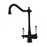 Купить смеситель vincent 31844-2 кухня под фильтр black marble,kaiser в Иваново магазин сантехники Суперстрой