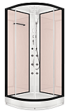 Купить душевая кабина domani spa delight99 90*90  нп пс электрика, гидромассаж-pink cappuccino в Иваново магазин сантехники Суперстрой