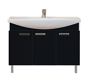 Купить тумба джулия -120 черная,misty. в Иваново магазин сантехники Суперстрой