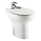 Купить биде напольное victoria  (357390+806390)с сиденьем, roca . в Иваново магазин сантехники Суперстрой