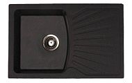 Купить мойка кухонная quadro plus черный (780*500мм), orivel. в Иваново магазин сантехники Суперстрой