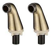 Купить уголок для горизонтального подключения смесителя 0035-1 bronze,kaiser в Иваново магазин сантехники Суперстрой