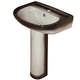 Купить раковина на пьедестале ресса черная, киров(rosa). в Иваново магазин сантехники Суперстрой