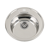 Купить мойка врезная круглая 490 (0,6мм), jif. в Иваново магазин сантехники Суперстрой