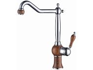 Купить смеситель wood 61033 кухня, боковой,kaiser в Иваново магазин сантехники Суперстрой