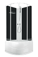 Купить душевая кабина domani eko high 99 без кр, 90*90 вп пс-черная задняя стенка в Иваново магазин сантехники Суперстрой