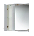 Купить зеркало - шкаф вояж - 60 лев. белая патина, misty. в Иваново магазин сантехники Суперстрой