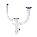 Купить сифон элит 30986178 для мойки и отверстием  для стиральной машины, alcaplast. в Иваново магазин сантехники Суперстрой