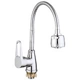 Купить смеситель для кухни гибкий излив zop4-e045, g-lauf. в Иваново магазин сантехники Суперстрой