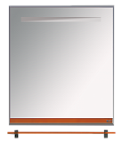 Купить зеркало джулия - 65 с полочкой 12 мм оранжевое,misty. в Иваново магазин сантехники Суперстрой