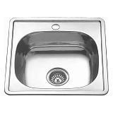 Купить мойка врезная 48*48 (0,6мм) декор, melana. в Иваново магазин сантехники Суперстрой