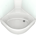 Купить душевая кабина domani spa delight 88 high, 80*80  вп см-белая задняя стенка в Иваново магазин сантехники Суперстрой
