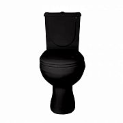 Купить компакт-унитаз ирида черный стандарт, горизонтальный выпуск ,ст.оскол. в Иваново магазин сантехники Суперстрой