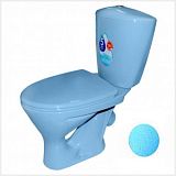 Купить компакт-унитаз версия голубой крап, santeri. в Иваново магазин сантехники Суперстрой