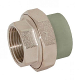 Купить муфта п/п американка 40*1 1/4 вн резьба серая, spk. в Иваново магазин сантехники Суперстрой