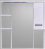 Купить зеркало-шкаф селена-90 правое, misty. в Иваново магазин сантехники Суперстрой